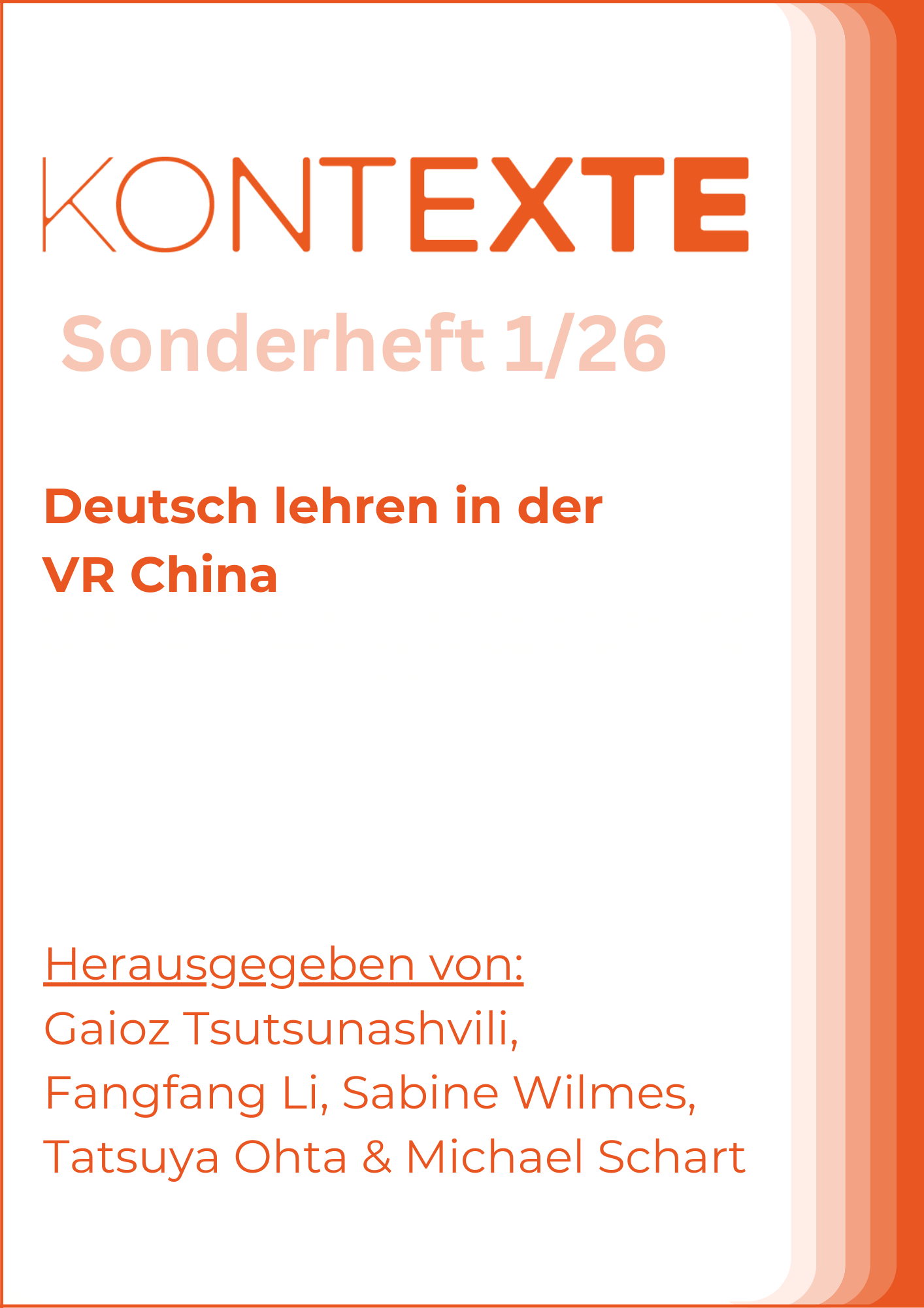 					Ansehen Bd. 4 (2026): Sonderheft 1: Deutsch lehren in der VR China
				