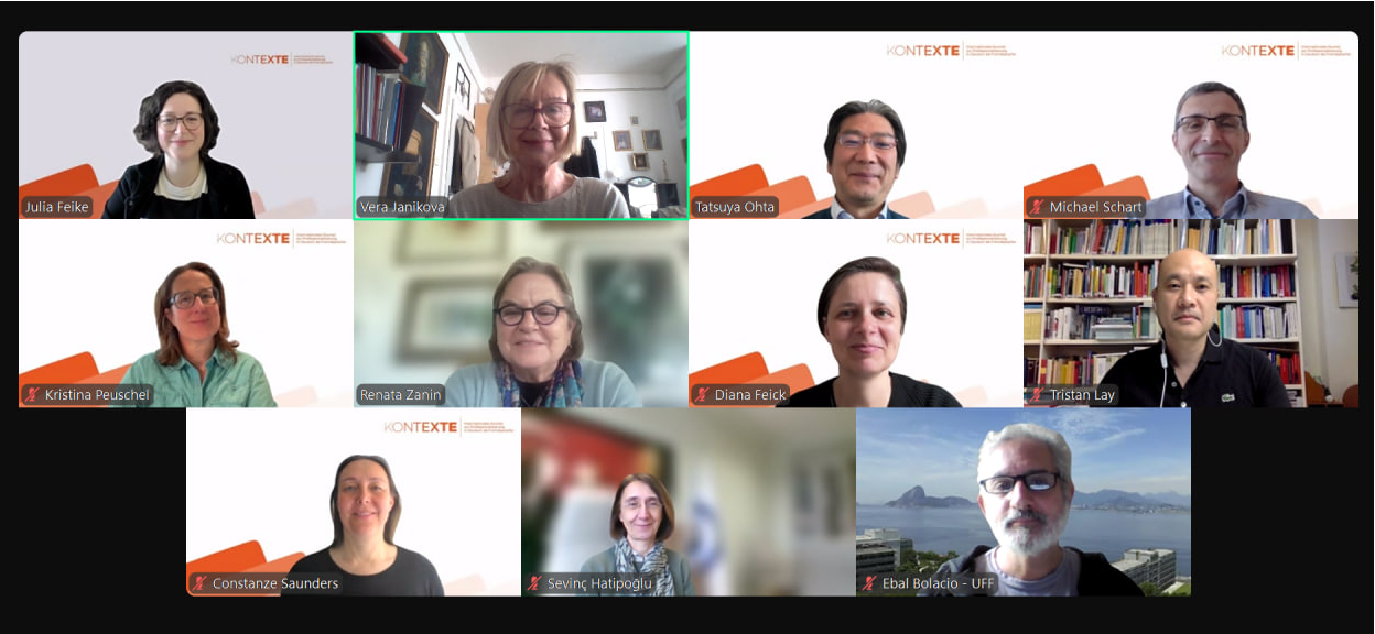 KONTEXTE-Redaktion und wissenschaftlicher Beirat im April 2025